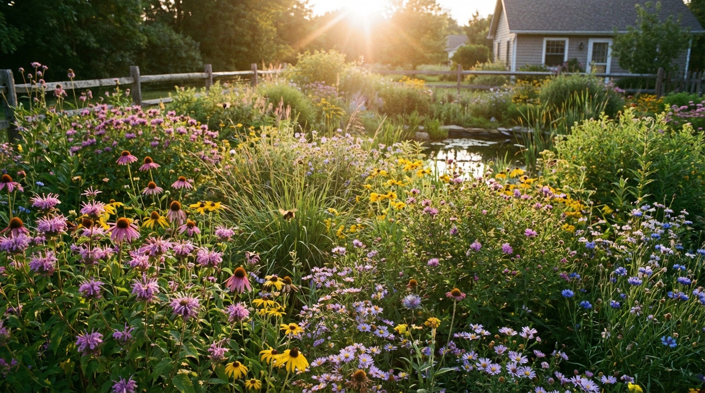 Pollinator garden design