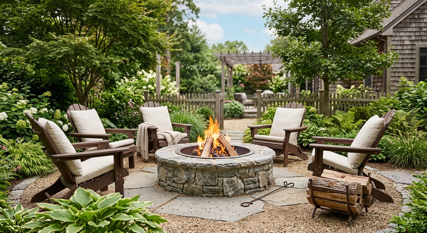 Budget fire pit seating