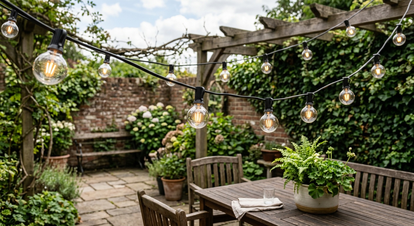 Outdoor string lights