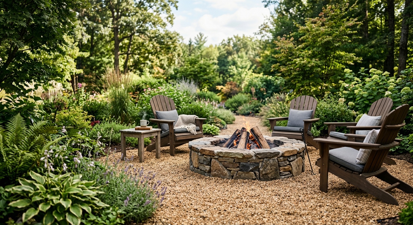 Fire pit patio